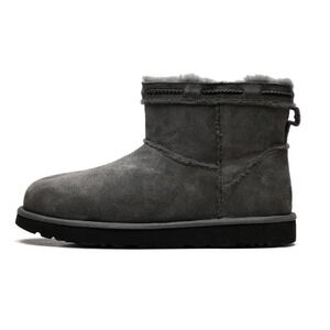 UGG Classic Mini Shearling Braid, "Charcoal," womans size 9‎